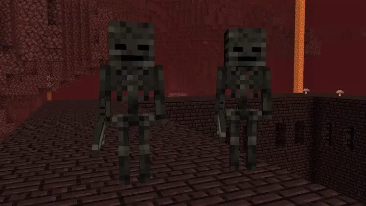 wither skeleton in minecraft