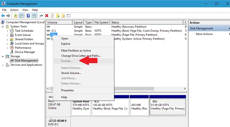 How to Format Solid State Drives in Windows 10 